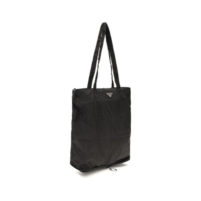 Prada Black Calf Leather Bos Taurus Shoulder Bag