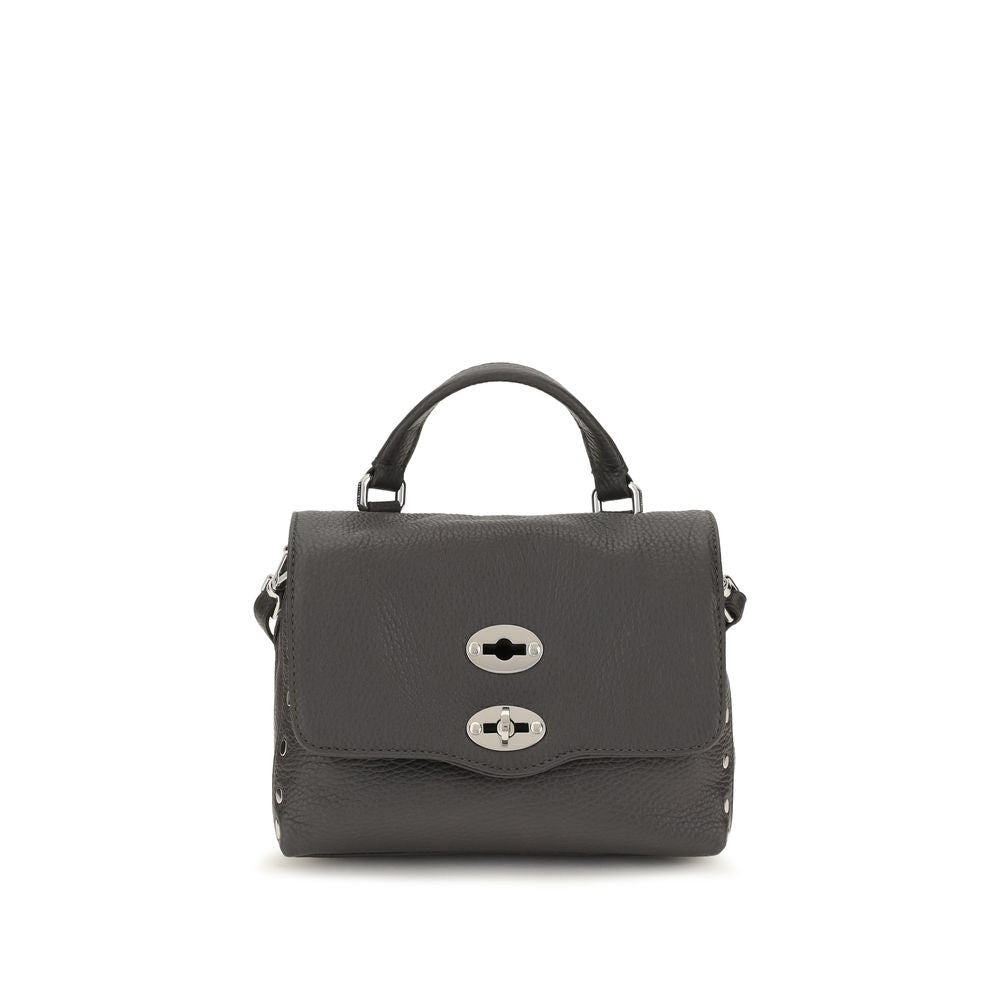 Zanellato Gray Calf Leather Bos Taurus Handbag