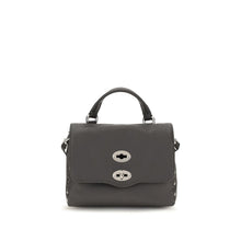Zanellato Gray Calf Leather Bos Taurus Handbag