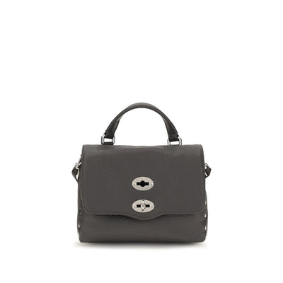 Zanellato Gray Calf Leather Bos Taurus Handbag