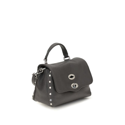 Zanellato Gray Calf Leather Bos Taurus Handbag