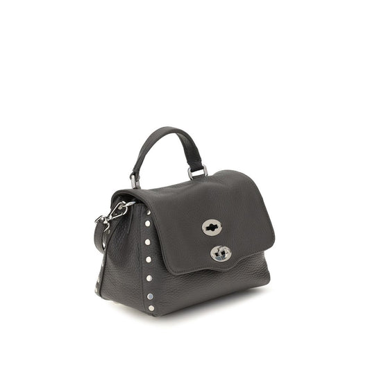 Zanellato Gray Calf Leather Bos Taurus Handbag
