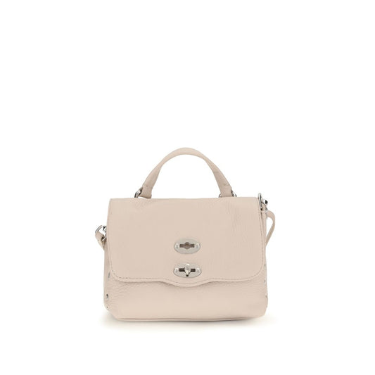 Zanellato White Calf Leather Bos Taurus Handbag