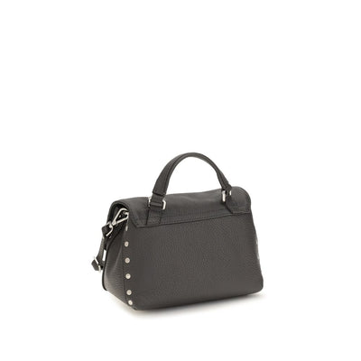 Zanellato Gray Calf Leather Bos Taurus Handbag