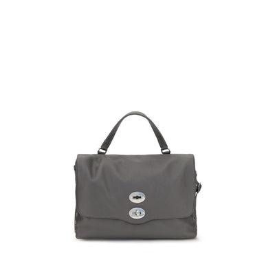 Zanellato Gray Calf Leather Bos Taurus Handbag