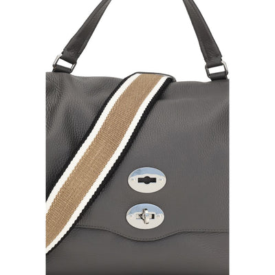 Zanellato Gray Calf Leather Bos Taurus Handbag