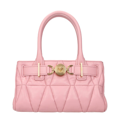 Versace Pink Leather Handbag