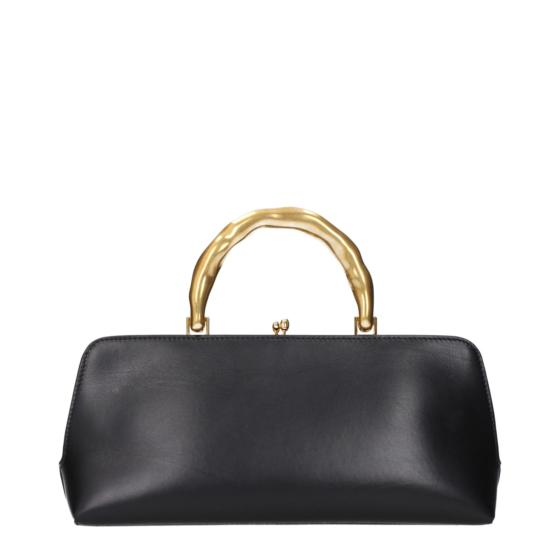 Jil Sander Black Leather Handbag