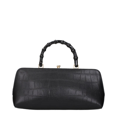 Jil Sander Black Leather Handbag