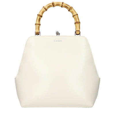 Jil Sander Beige Leather Handbag