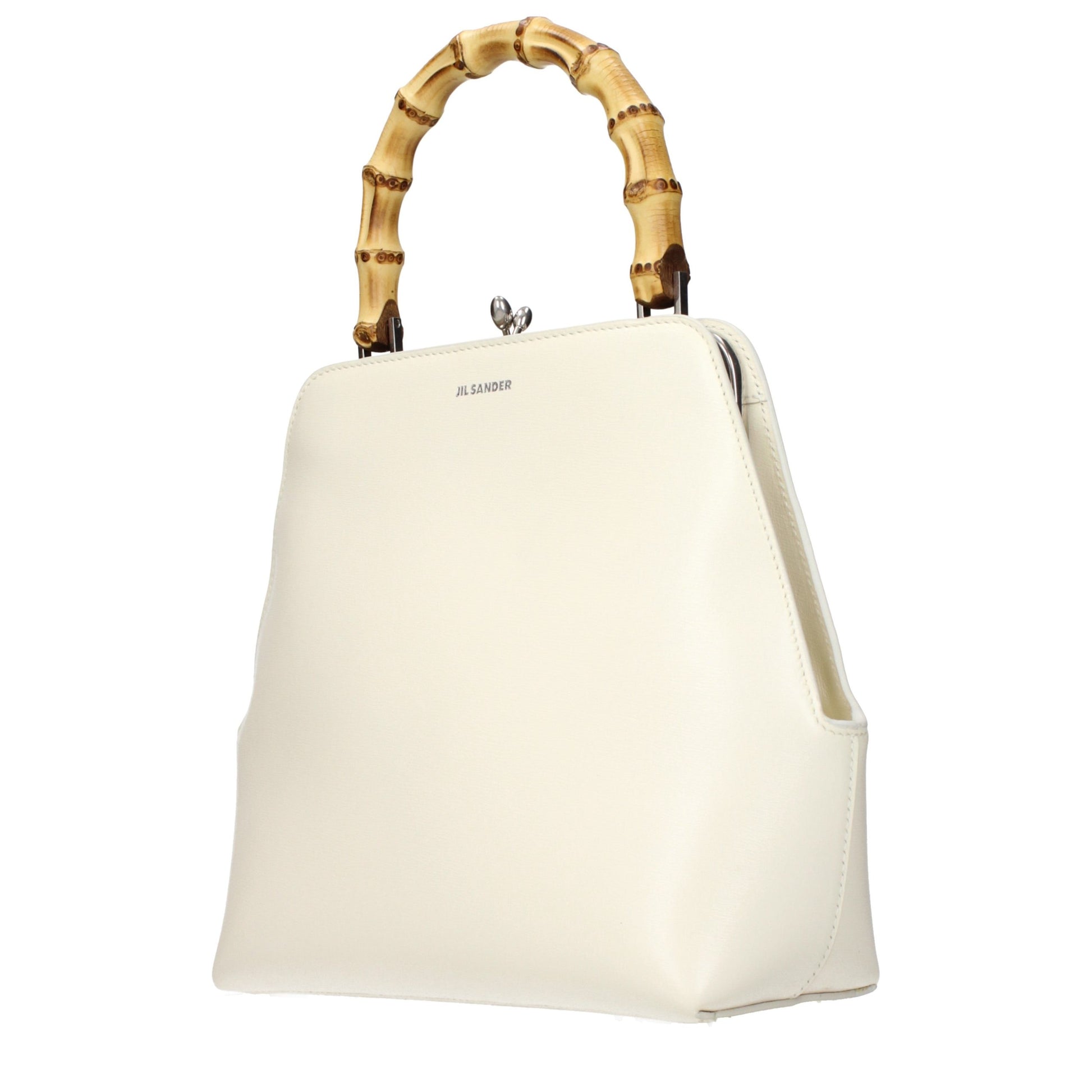 Jil Sander Beige Leather Handbag