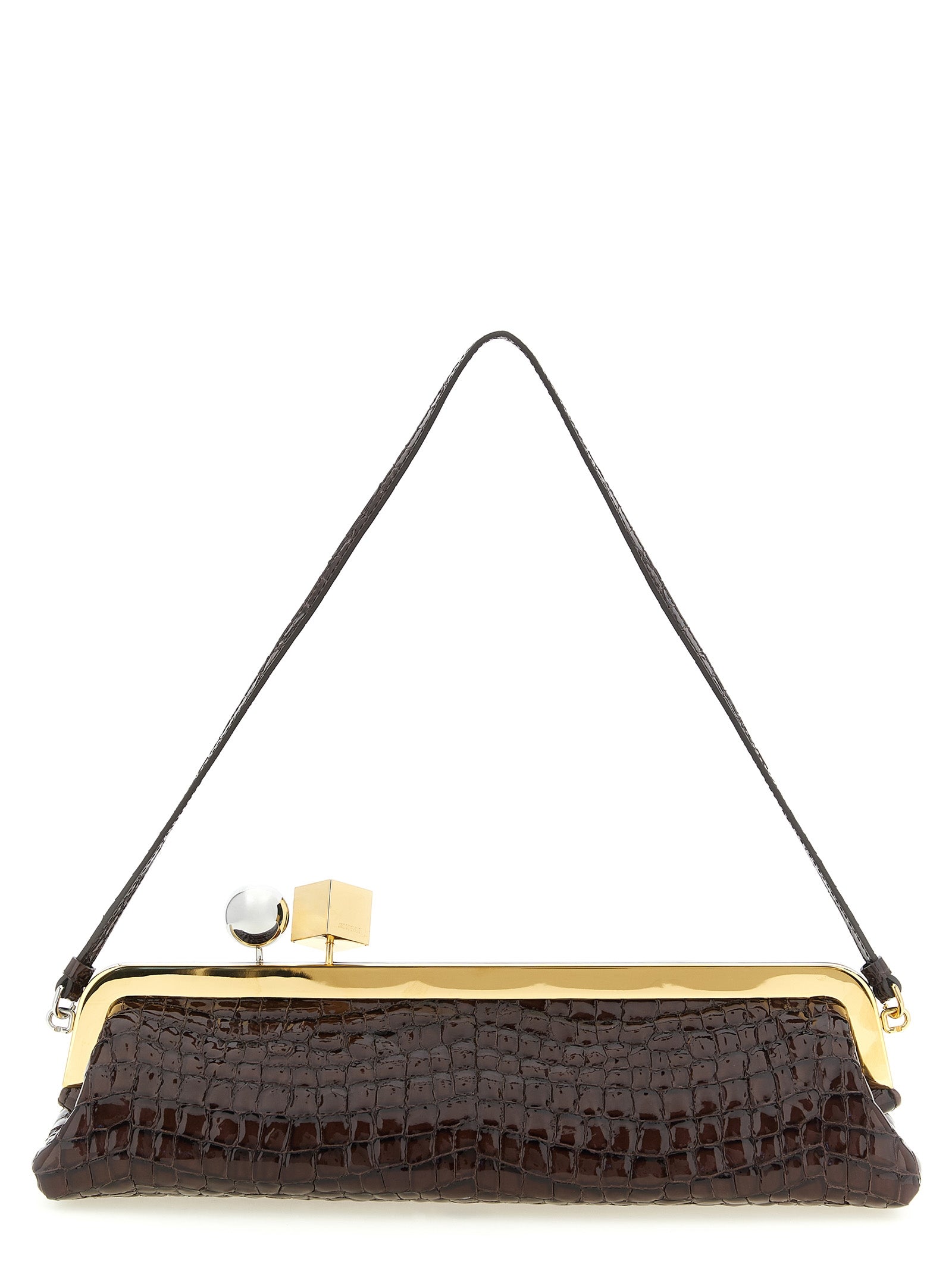 Jacquemus Brown Goatskin Clutch Bag