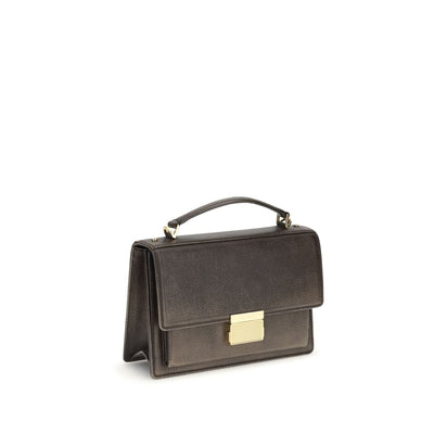 Golden Goose Brown Calf Leather Bos Taurus Handbag