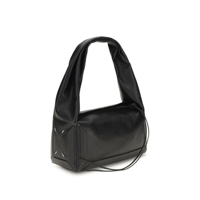 Maison Margiela Black Leather Shoulder Bag