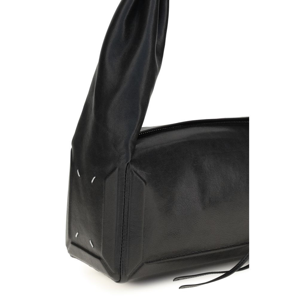 Maison Margiela Black Leather Shoulder Bag
