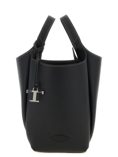 Tod's Black Calfskin Handbag