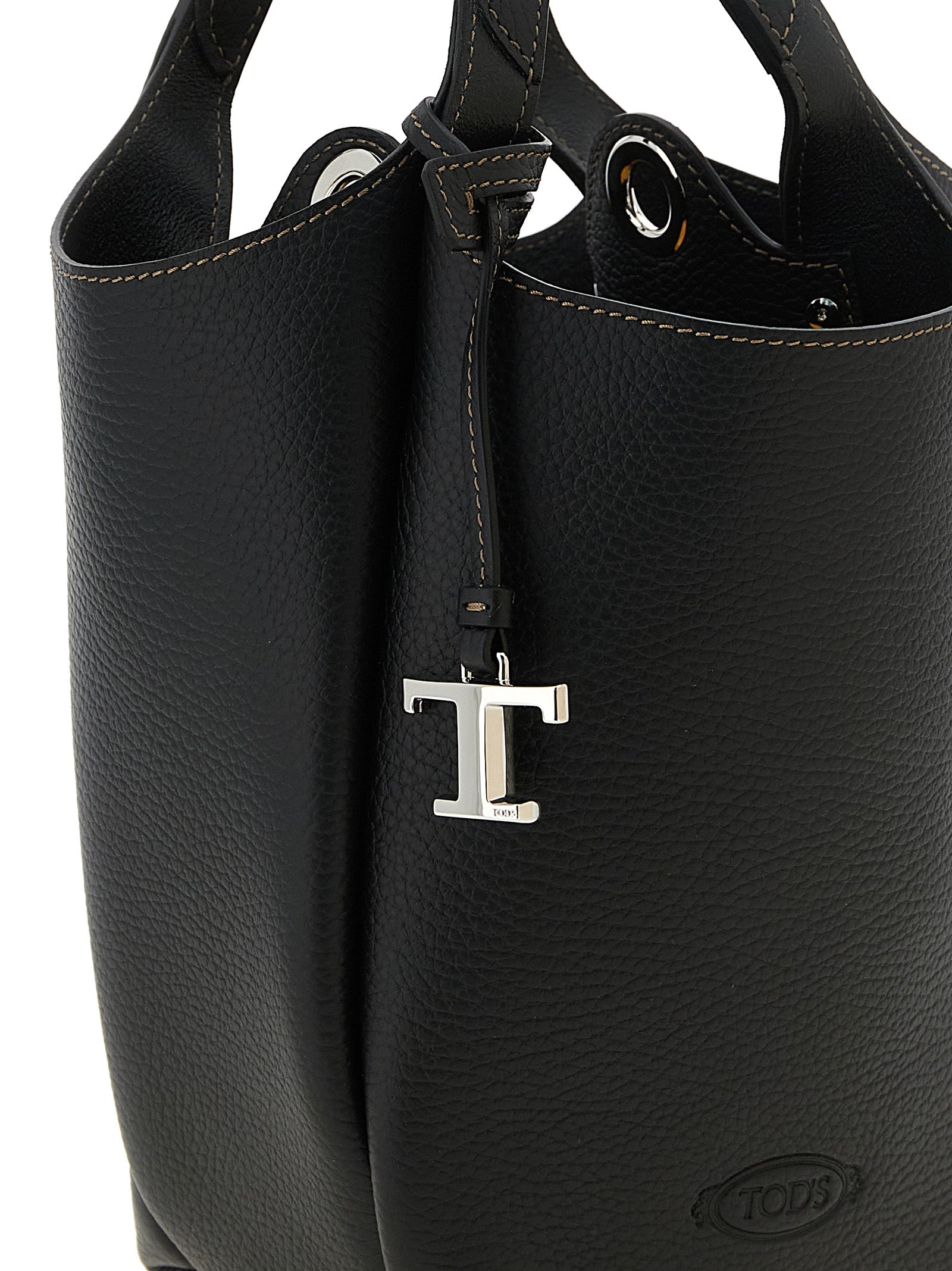 Tod's Black Calfskin Handbag