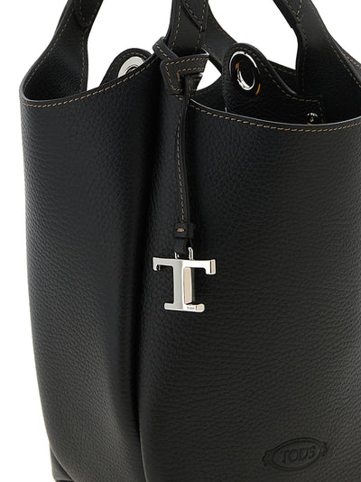 Tod's Black Calfskin Handbag