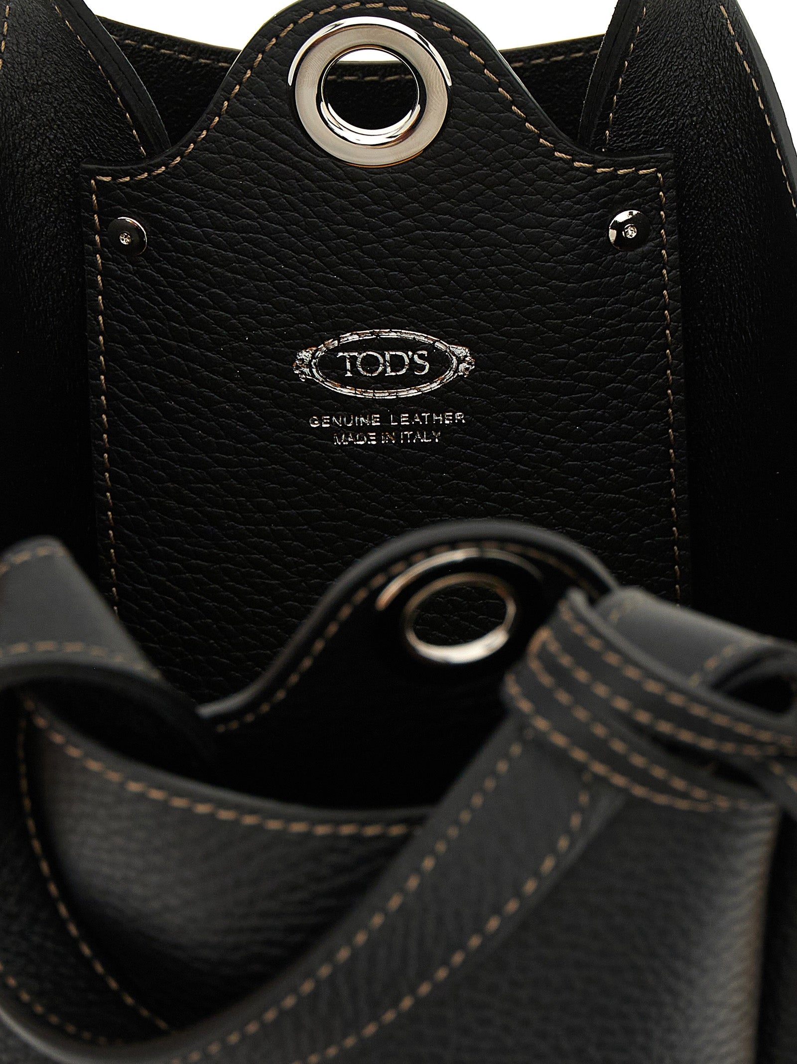 Tod's Black Calfskin Handbag