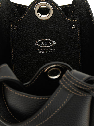 Tod's Black Calfskin Handbag