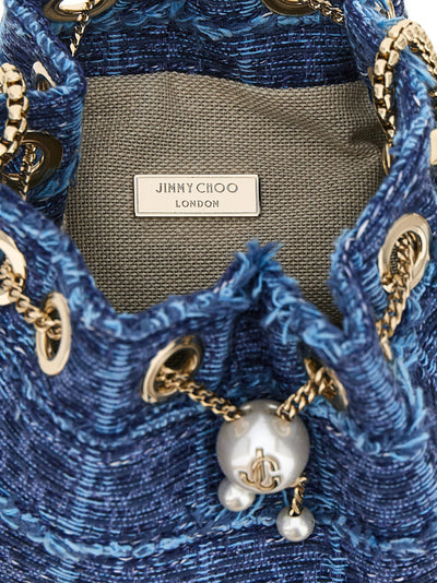 Jimmy Choo Blue Fabric Handbag