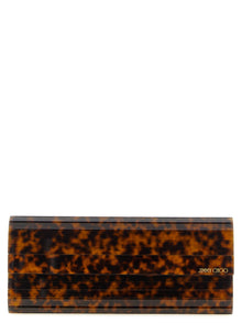 Jimmy Choo Beige Polyester Clutch Bag