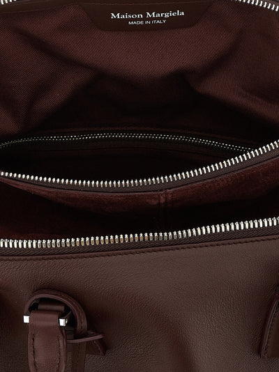 Maison Margiela Bordeaux Calfskin Shoulder Bag