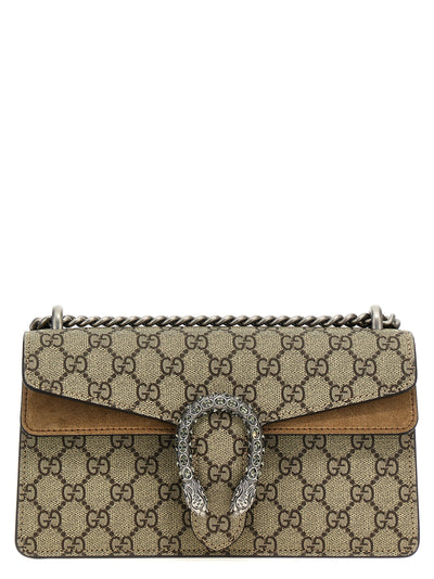 Gucci Beige Calfskin Shoulder Bag