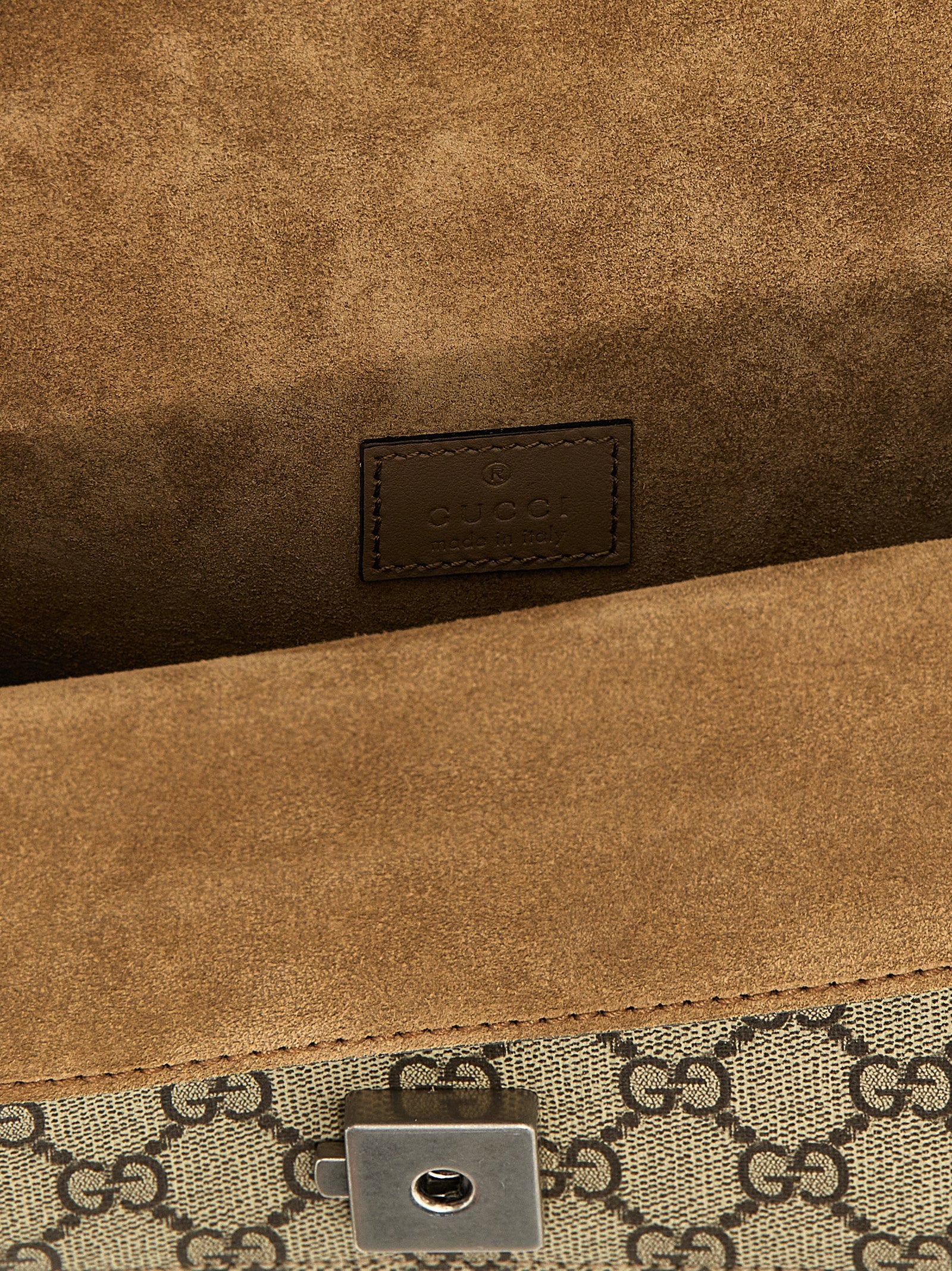 Gucci Beige Calfskin Shoulder Bag