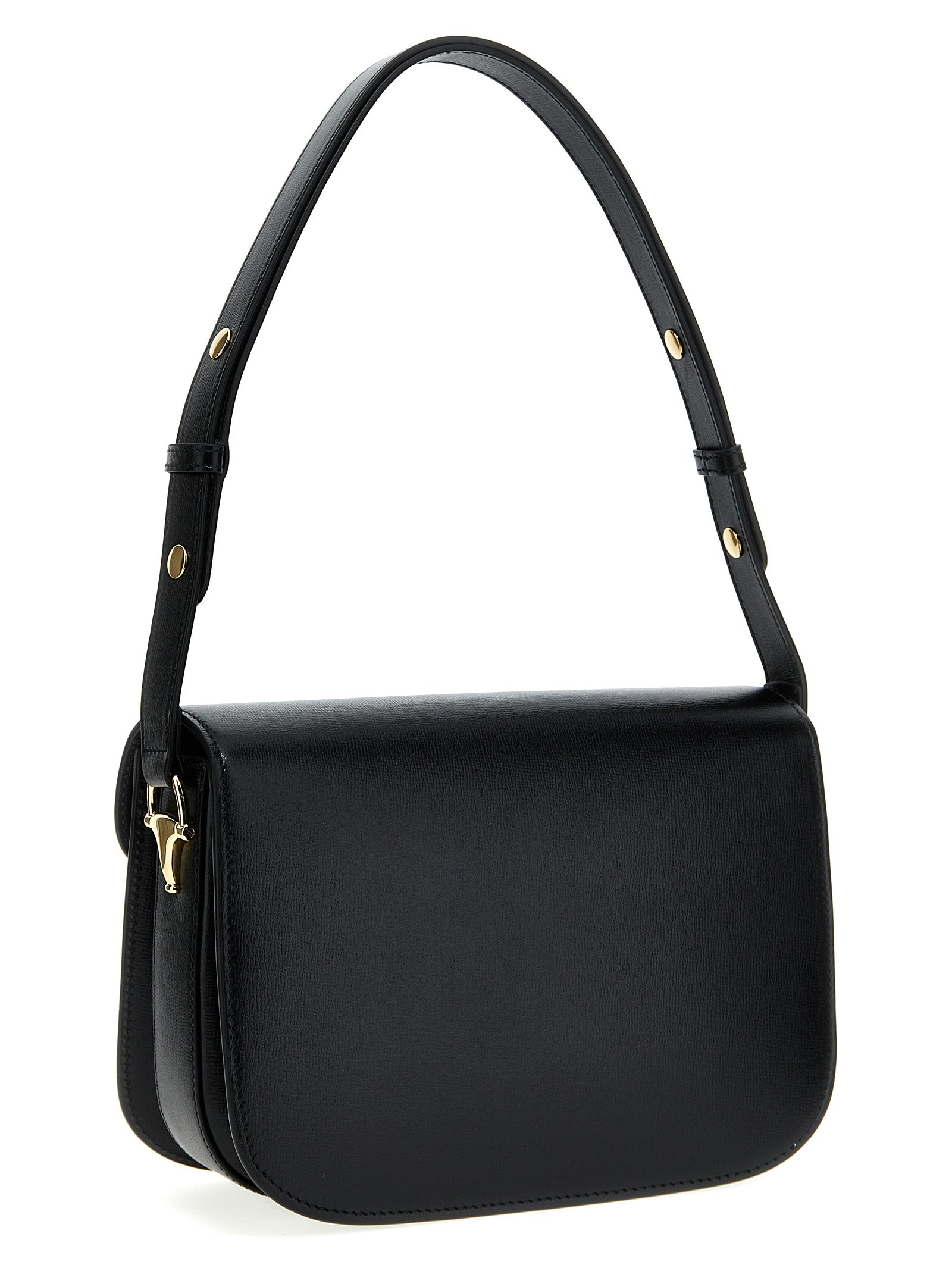 Gucci Black Leather Shoulder Bag