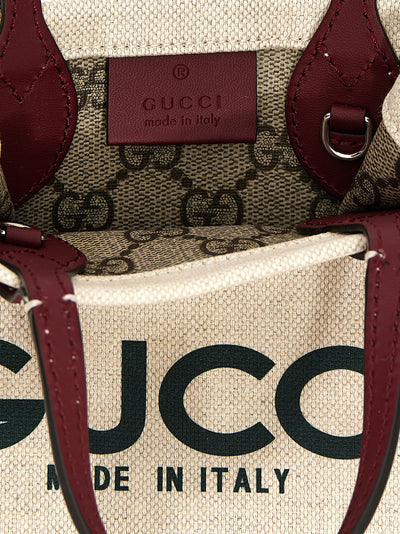 Gucci Beige Polyethylene Handbag