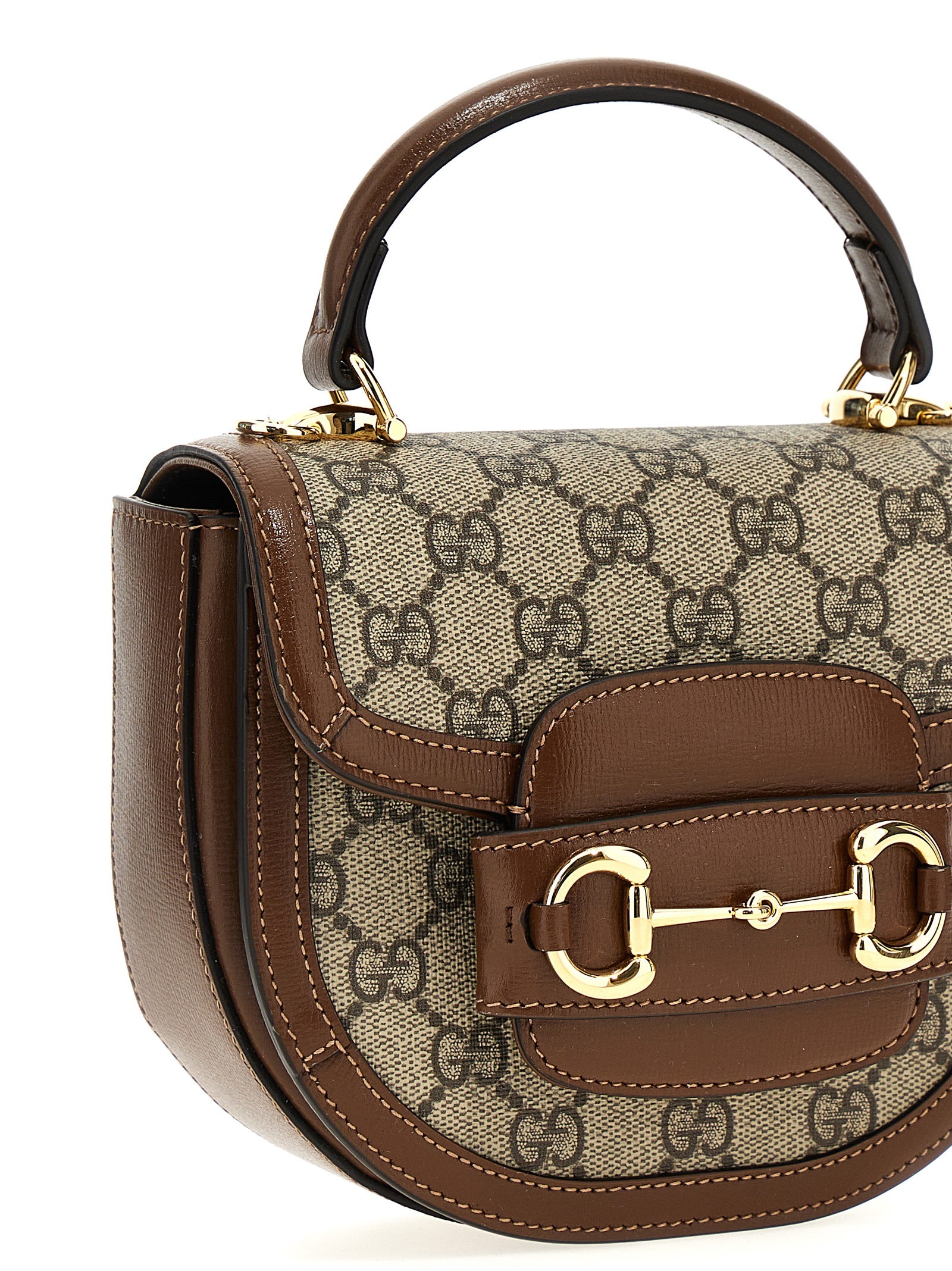 Gucci Horsebit 1955 Brown Top Handle Bag