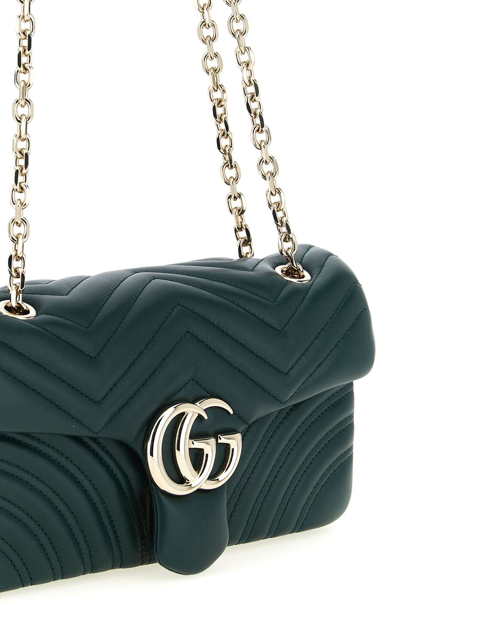 Gucci GG Marmont Green Shoulder Bag