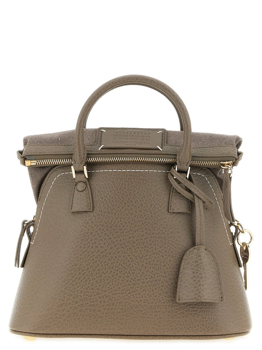 Maison Margiela Gray Calfskin Shoulder Bag