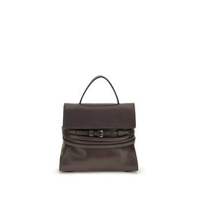 Moschino Brown Goatskin Handbag