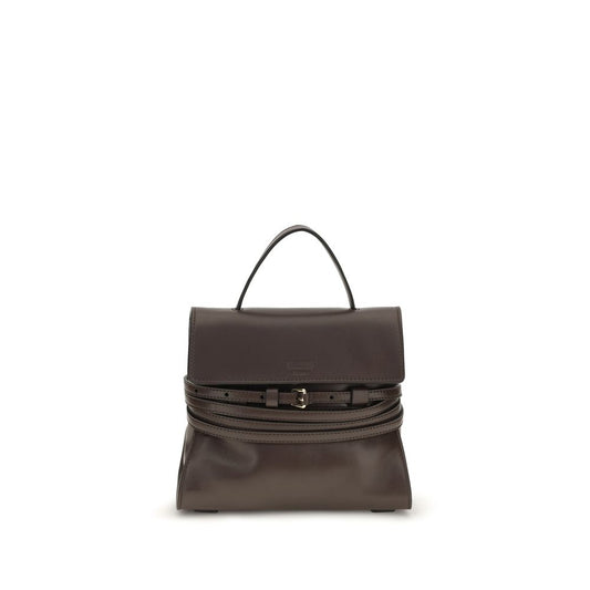 Moschino Brown Goatskin Handbag