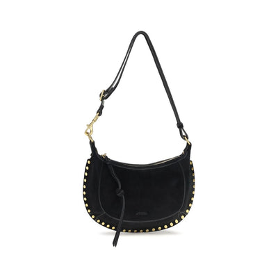 Isabel Marant Black Calf Leather Bos Taurus Shoulder Bag