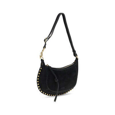 Isabel Marant Black Calf Leather Bos Taurus Shoulder Bag