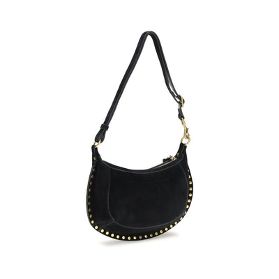 Isabel Marant Black Calf Leather Bos Taurus Shoulder Bag