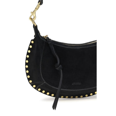 Isabel Marant Black Calf Leather Bos Taurus Shoulder Bag