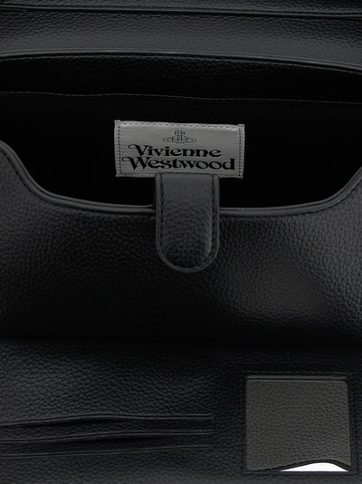 Vivienne Westwood Black Polyethylene Shoulder Bag