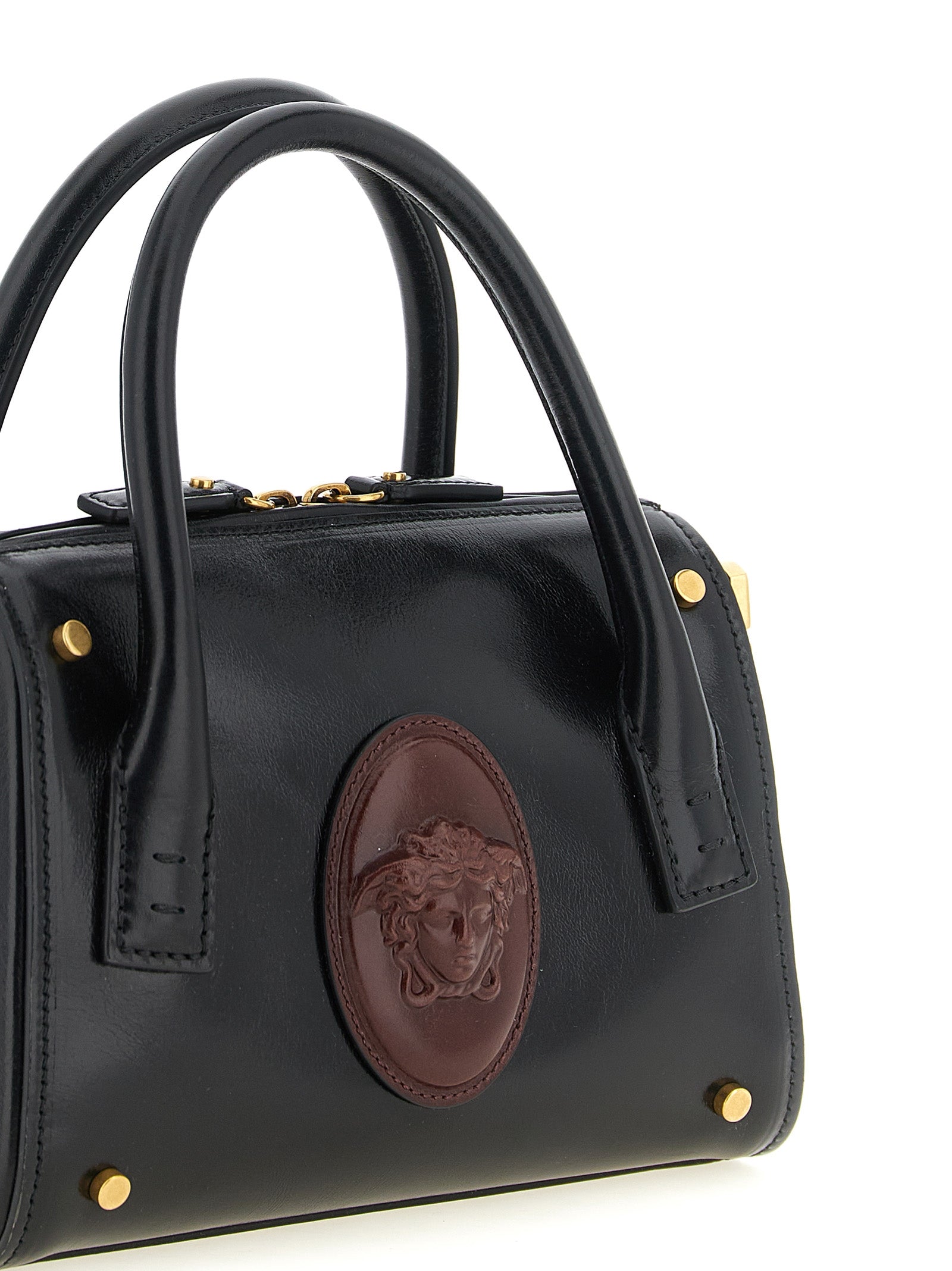 Versace Black Calfskin Handbag