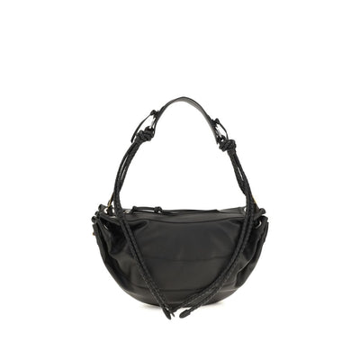 Isabel Marant Black Lamb Ovis Aries Aries Shoulder Bag