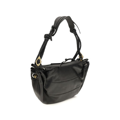 Isabel Marant Black Lamb Ovis Aries Aries Shoulder Bag