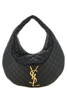 Saint Laurent Black Lamb Leather Shoulder Bag