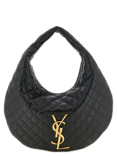Saint Laurent Black Lamb Leather Shoulder Bag