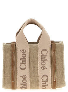 Chloé Multicolor Linen Handbag