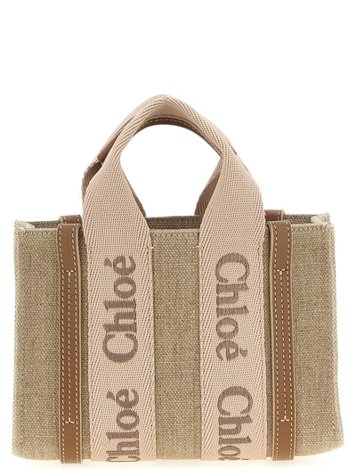 Chloé Multicolor Linen Handbag