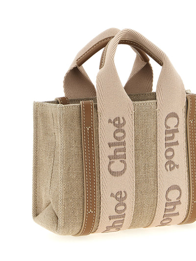 Chloé Multicolor Linen Handbag