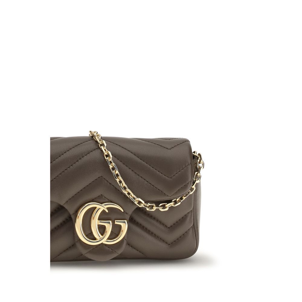 Gucci GG Marmont Mini Brown Shoulder Bag